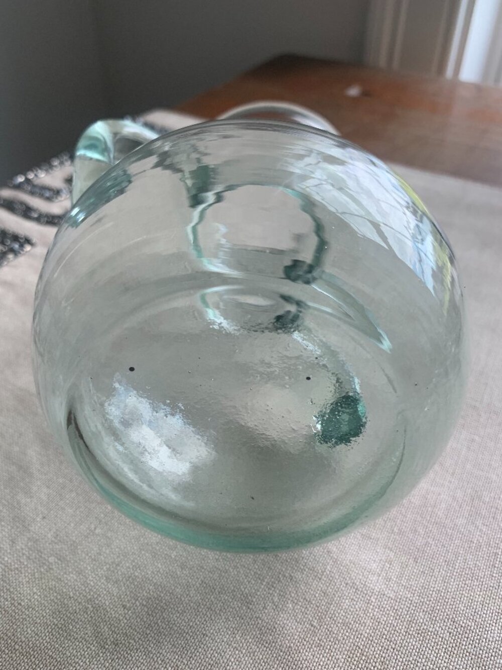Vintage Hand Blown Glass Vase with Handles—Spain - Picture 2 of 3